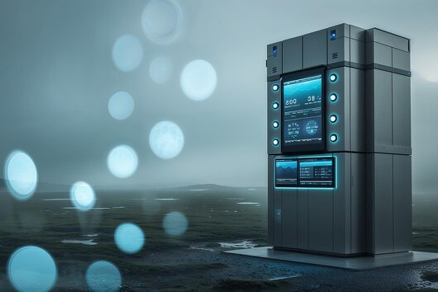 Image décorative calculateur autonomie batterie